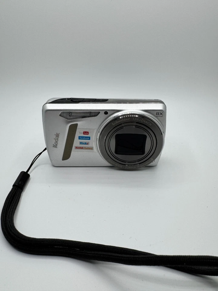 Kodak EasyShare M580 Digitalkamera Silber 14MP 8x Zoom Vintage Digicam Geprüft - Bild 2 von 4