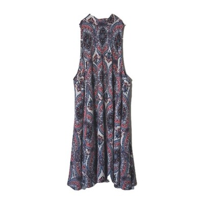 Intimately Free People Boho Swing Dress Women's S Multicolor Paisley Sleeveless