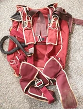 Strong Dual Hawk tandem skydiving parachute container + drogue