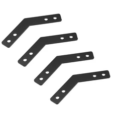 4pcs 135 Degree Angle Brackets 2mm Carbon Steel Mending Plate Joining Plates ...