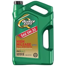 Leak Prevention Full Synthetic High Mileage 5W-30 Motor Oil 5 Qt for Cars SUVs