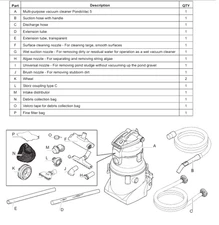 Replacement Parts for Atlantic® Oase PondoVac 5 Pond Vacuum