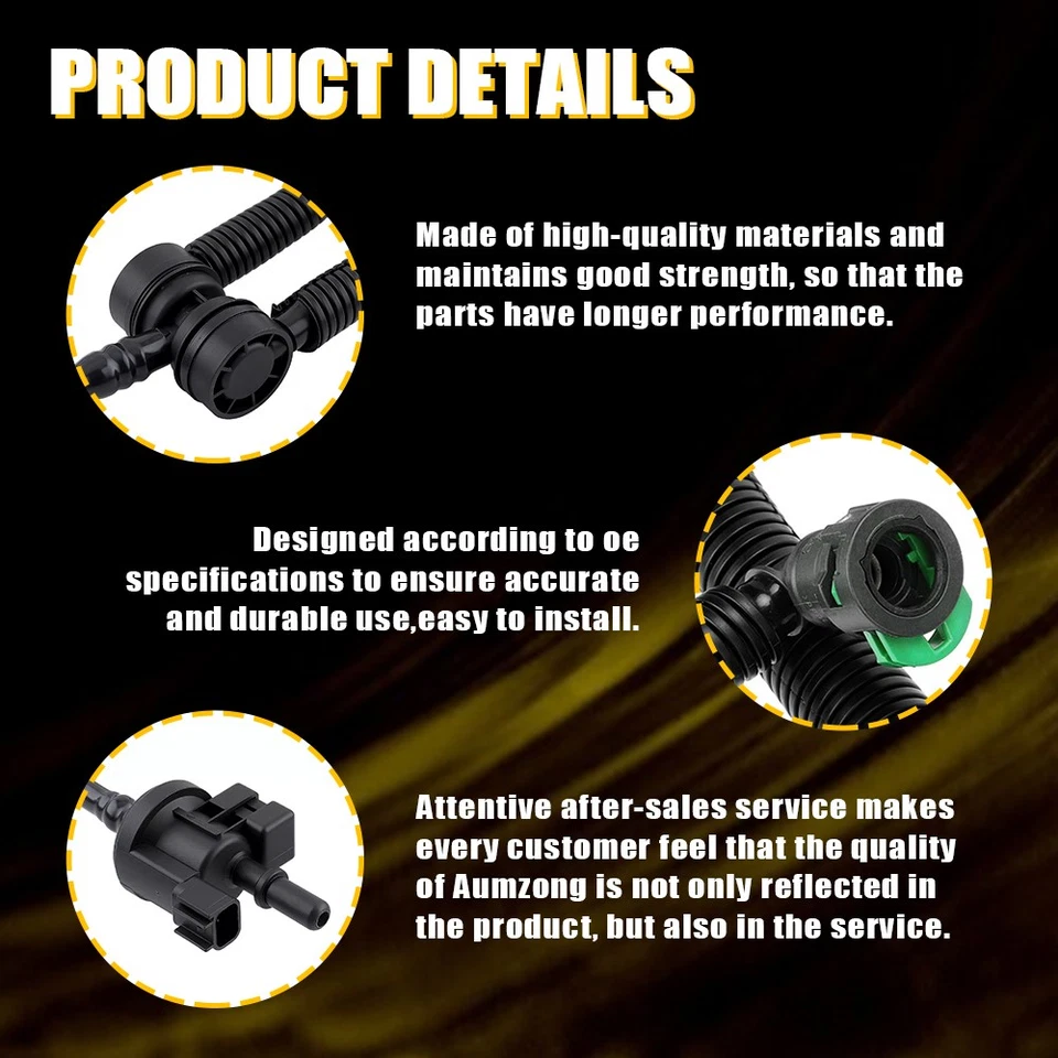 Purga de válvula de evaporación de bote de vapor para Ford Fusion Lincoln MKZ 2013-2016 2014 2,0 L Foto 3 de 4