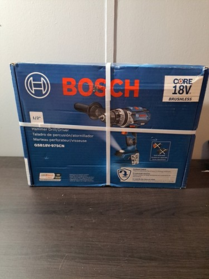 #ad BOSCH GSB18V 975CN 18V Brushless High Torque Hammer Drill Driver TOOL ONLY $95.99