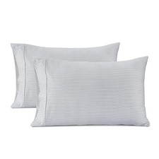 100 Cotton Pillowcovers, Pillow Queen / Standard Ticking Stripe - Cobalt Blue