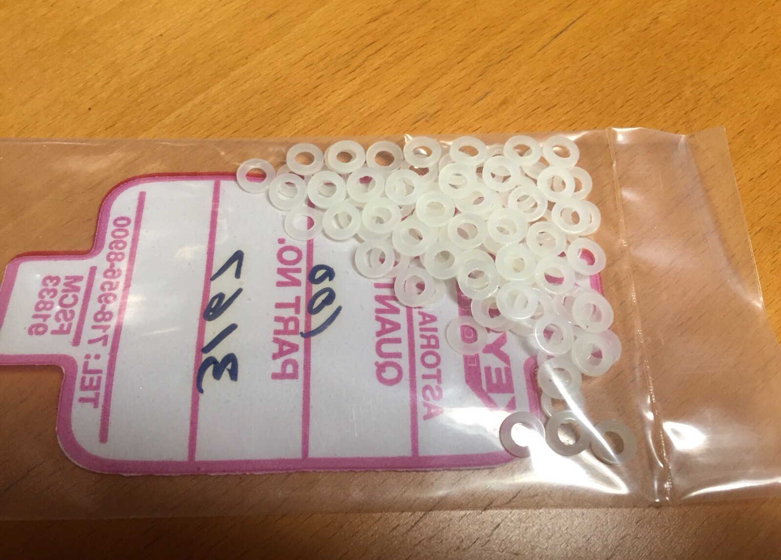 Keystone 3167 Screws & Fasteners .312 Flat NYL Wshr .047 Width, 8