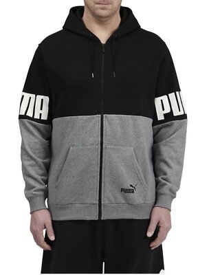 Puma Power Big and Tall Mens Long Sleeve Hoodie