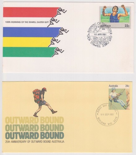 (K148-1) 1980-82 AU PSE x10 different decimal covers stamped FDI (A) - Picture 2 of 5