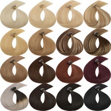 100 Human Remy Nano Ring Hair Extensions Micro Loop Beads 150G Full Head THICK