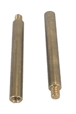 NEW BRASS 1" KNOB KEY EXTENSION 4-36F X 4-36M LAMP PART FOR TURN SOCKET