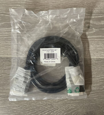 Brand New Monoprice 2408 6ft 28AWG CL2 Dual Link DVI-D Cable