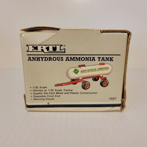 Vintage 1988 ERTL Anhydrous Ammonia Tank #1687 Die Cast - Picture 2 of 8