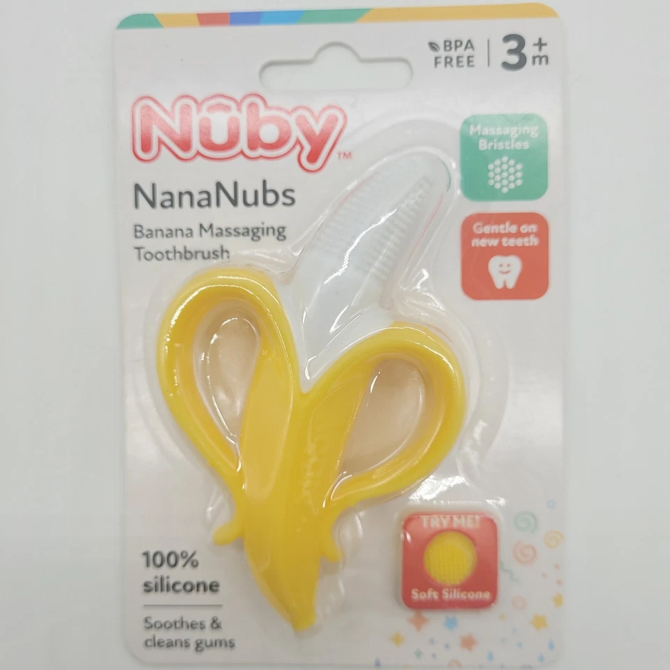 Nuby Ice Gel Teether Keys & NanaNubs Banana  Soothe Infants Gums - Image 3 of 3