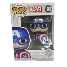 Funko POP! Captain America 1268 diamond facet bobble head figure NIB
