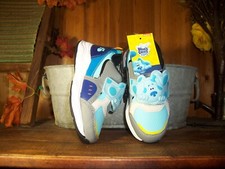 BLUES CLUES KIDS TODDLER SHOES SIZE 9 BLUE ADJUSTABLE CARTOON THEME SCHOOL PLAY