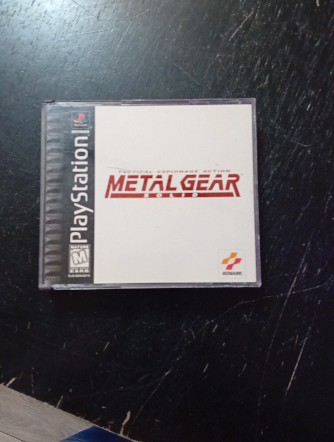 Metal Gear Solid PS1 1999 Black Label No Manual