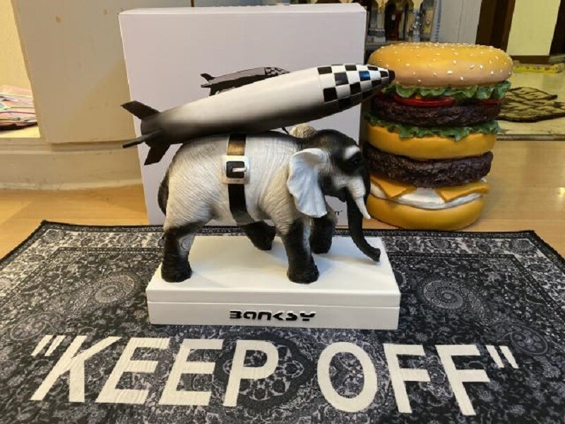 Banksy Kevin FrancisCeramics  猿 陶器 彫刻 置物 Banksy Kevin FrancisCeramics 猿 陶器 彫刻 置物 Banksy Kevin