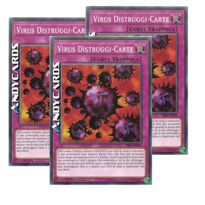 3x Crush Card Virus   Common   SR06 IT031   1Ed   YUGIOH