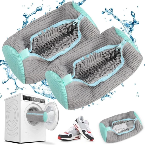 Reusable Zippered Shoe Laundry Bag - Protects Shoes & Washing Machine AU - Bild 1 von 11