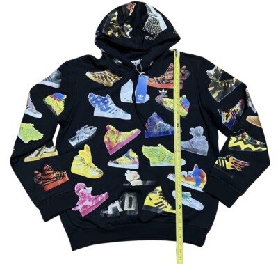 Adidas Originals Jeremy Scott Unisex Adult Large Archive Hoodie