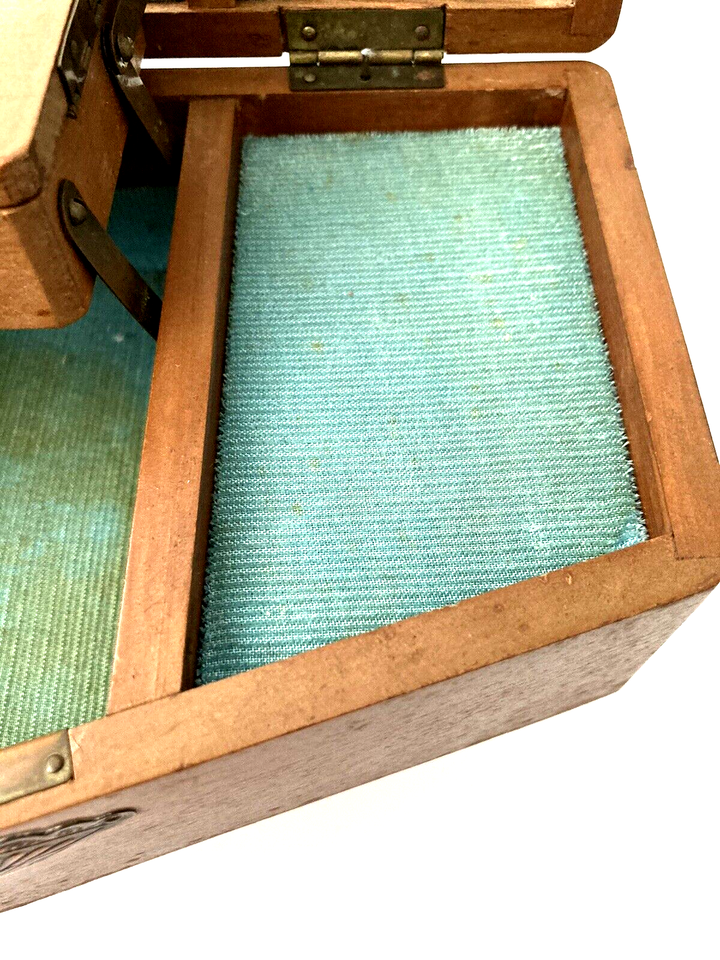 Vintage Tilso Japan Piano Look Jewelry Box with Music Box Mechanism