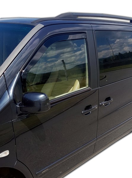 Windabweiser Regenabweiser Heko FüR Mercedes Vito W638 1996-2003 3-TüRer 2-Tlg-image