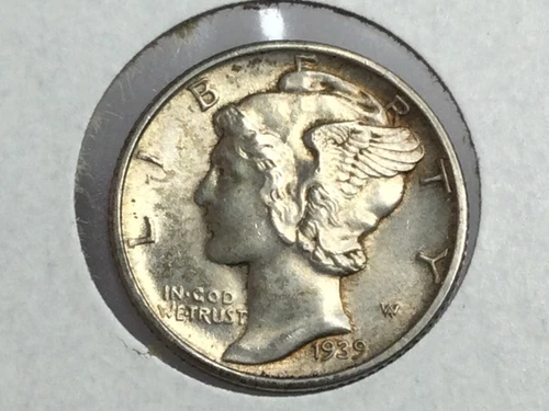 1939-D Mercury Dime in uncirculated