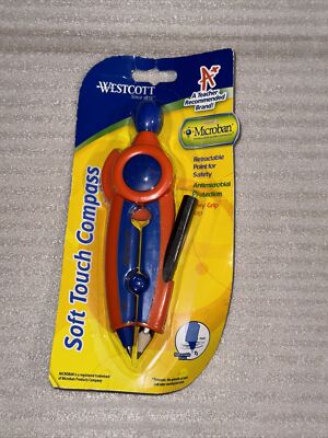 Westcott  Kids Soft Touch Pink Compass Orange / Blue
