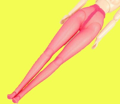 Hot Pink Net Strumpfhose für Pullip Puppe - passend für Pure Neemo und Obitsu 27 cm Puppe