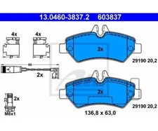 Brake pad set, disc brake ATE 13.0460-3837.2