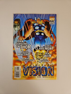 Marvel Vision #29 1998 Marvel Fan Magazine Thor Romita Jr Cover 