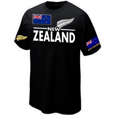 T-Shirt NEUSEELAND RUGBY SUPPORTER ALL BLACKS - Maillot 