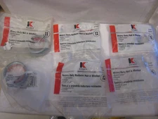 Lot of 6 x   KEENEY  Heavy Duty C/Brass Slip Nut & Washers 2 EA  #12-11-13  2 EA