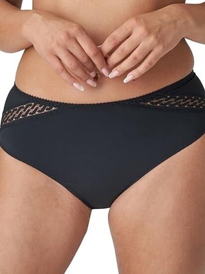 Prima Donna BLACK Montara High Waisted Full Brief, US Large