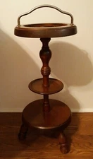  Ashtray  Stand. Vintage. Wood with removable ashtray. Ashtray not included. 