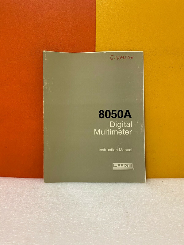 Fluke 530907 8050A Digital Multimeter User Guide and Instructions