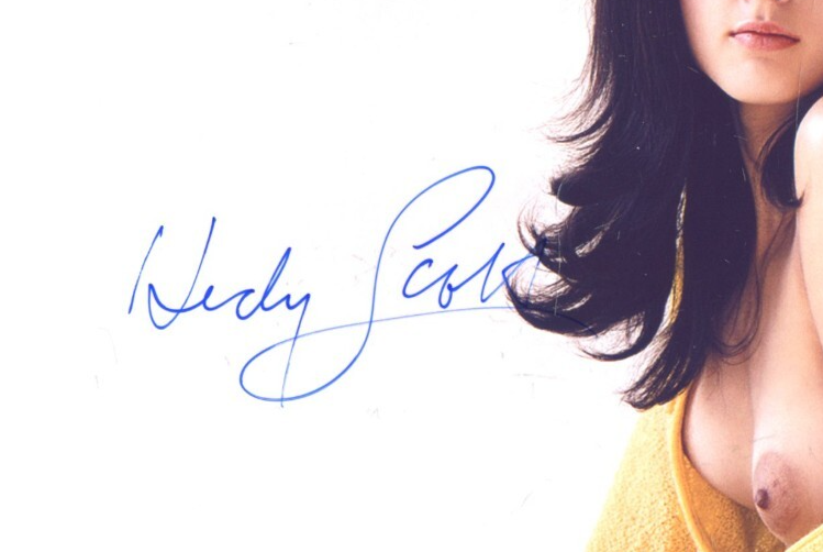 Playboy Playmate HEDY SCOTT Signed Photo NUDE eBay