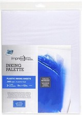 Grafix Impress Inking Palette; 1 pad; 25 sheets, 9 x 12 in each
