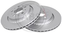 2X A.B.S. 17409 Bremsscheibe Hinten FüR Volvo