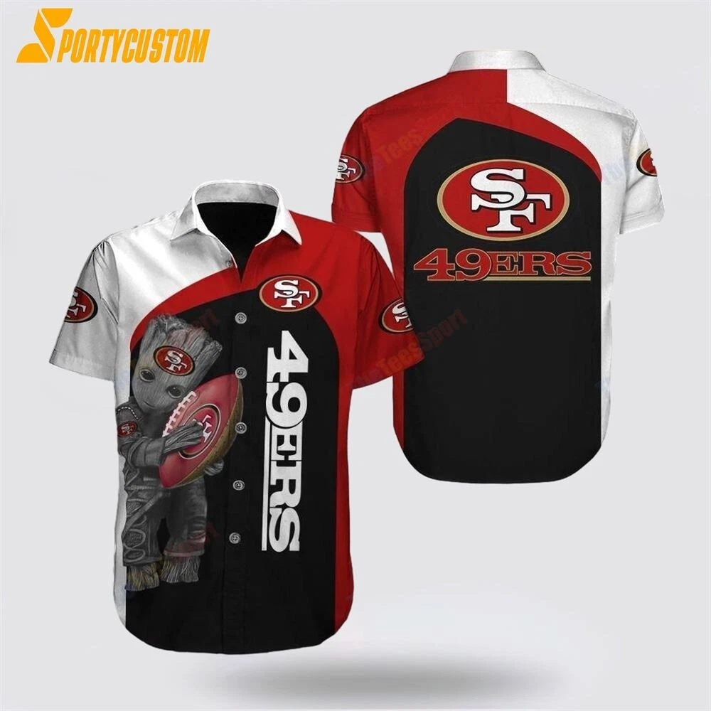 San Francisco Team 49erss Hawaiian Shirt