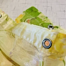 Vtg Yellow Polly 1960’s Shower Curtain 75x70 Pristine Condition!