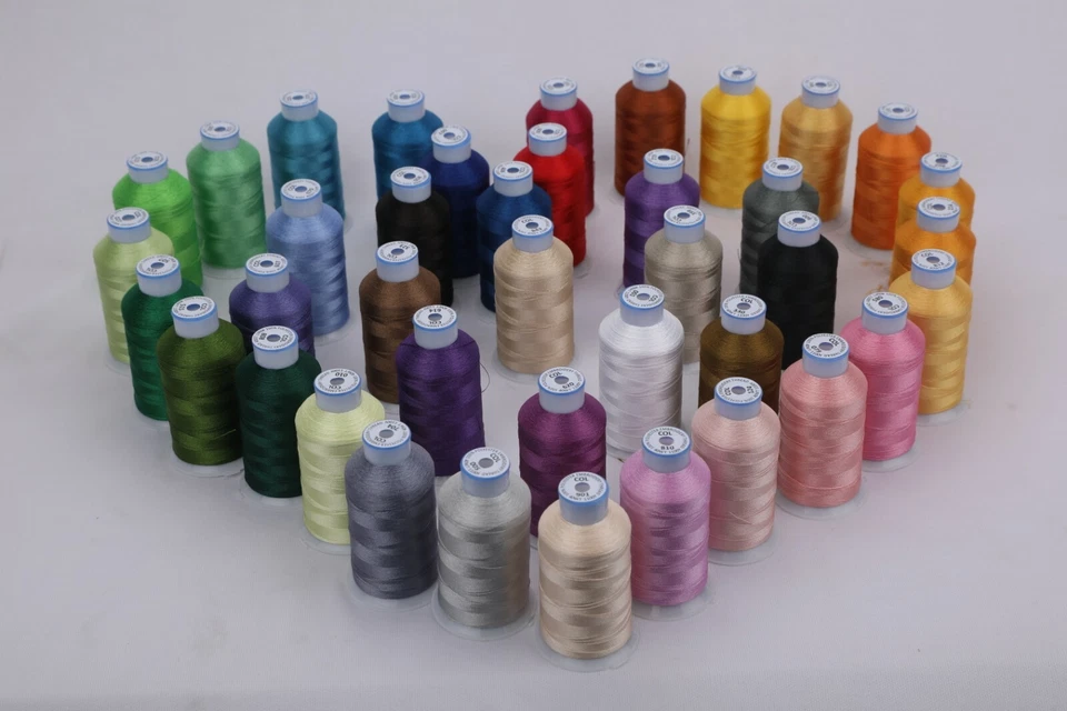 Premium Polyester Brother Machine Embroidery Thread Set of 40 Colors - Image 3 of 3