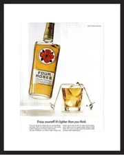 Framed Vintage LIFE Magazine Ad - Original Ad - 1967 Four Roses Whiskey Ad