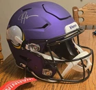 Justin Jefferson Autographed FS Speed Flex. Minnesota Vikings. Beckett COA