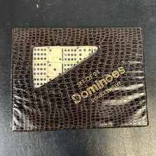 Double Twelve Dominoes Set of 91 w/ Case & Instructions – New SEALED