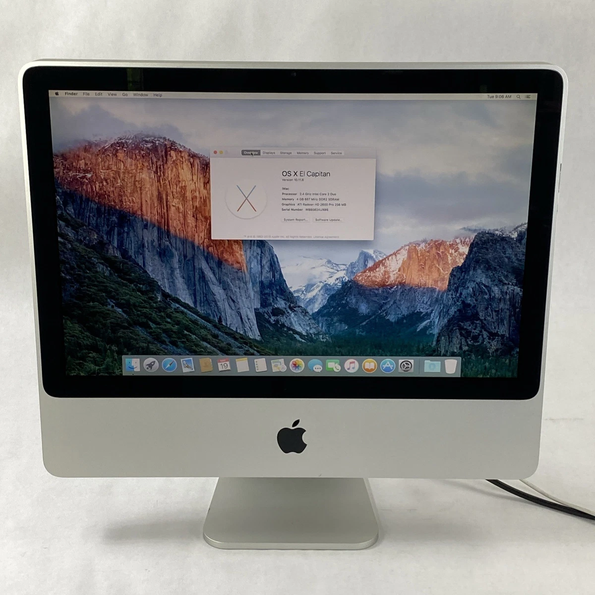 Apple iMac Mac OS X 10.11, El Capitan Intel Core 2 Duo Apple