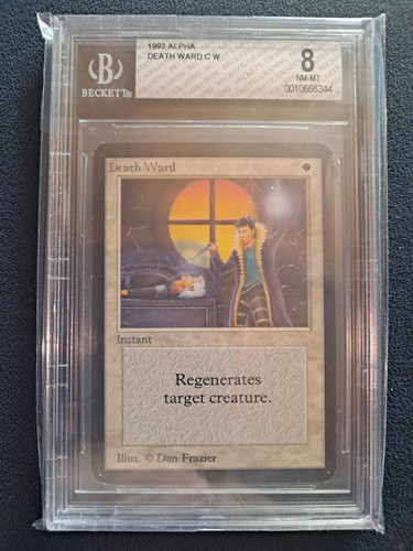 Death Ward Magic The Gathering MTG Alpha BGS Beckett graded 8 NM-MINT
