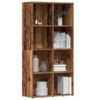 BüCherregal Altholz-Optik Holzwerkstoff 66X30X130 Cm Standregal