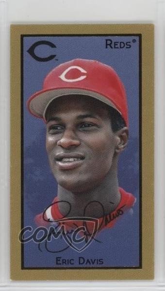2025 Topps T205 Gold Leaf Foil Eric Davis 1b3