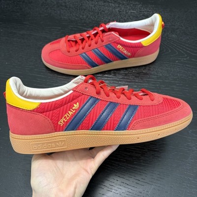 NEW Adidas Men s size 7.5  Handball Spezial RED/NIGHT INDIGO - Hq7260